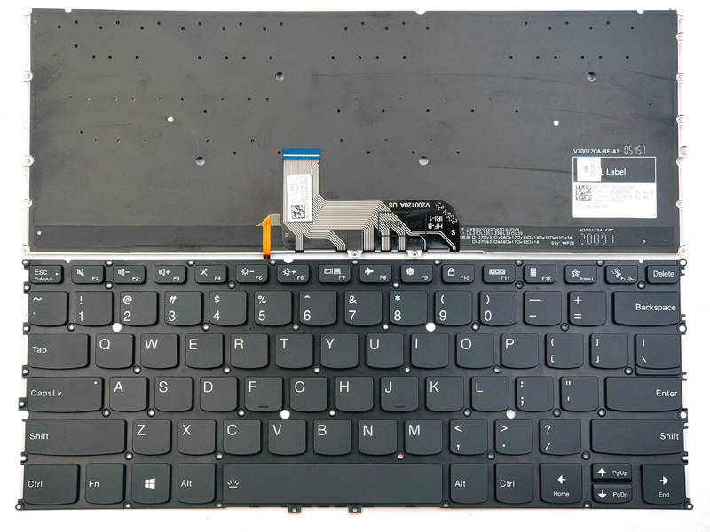 Genuine Black Backlit Keyboard for Lenovo Yoga 9 14ITL5 Laptop