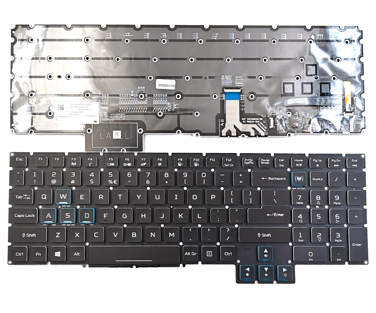 Genuine Backlit Keyboard for Acer Predator Helios PH717-71 PH717-72 Series Laptop