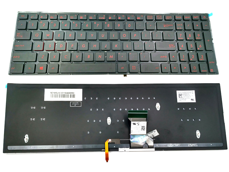 Genuine New Asus ASUS G501 UX501 Q501 N541 Series Backlit Keyboard