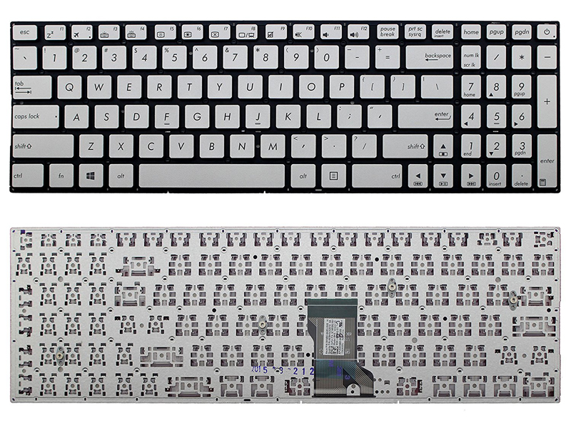 Genuine Silver Backlit Keyboard for ASUS G501 Q501 N501 UX501 UX501JW N541 Series Laptop Keyboard