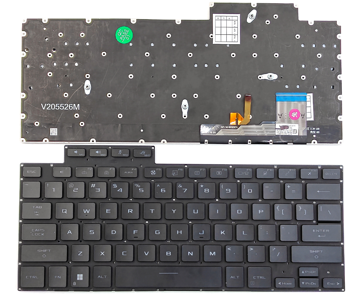 Genuine Backlit Keyboard for Asus ROG Zephyrus M16 (2023) GU604VI GU604VY GU604VZ Series Laptop