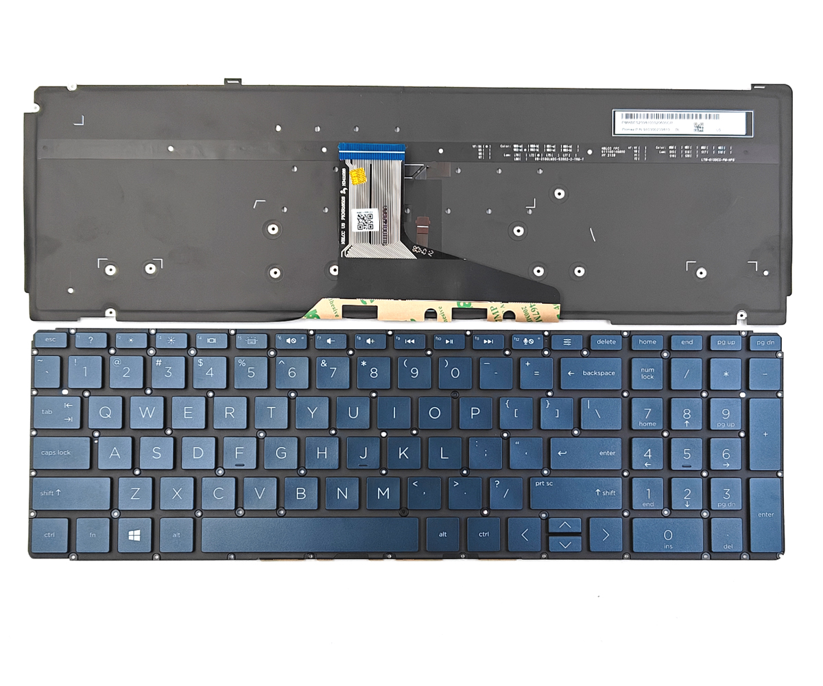 Genuine Backlit Blue Keyboard for HP Spectre x360 15-EB 15T-EB Series Laptop