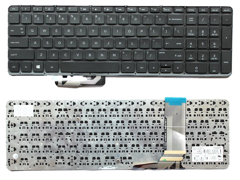 Genuine New HP Envy 15-J 17-J Series Laptop Keyboard -- without Frame & Backlit