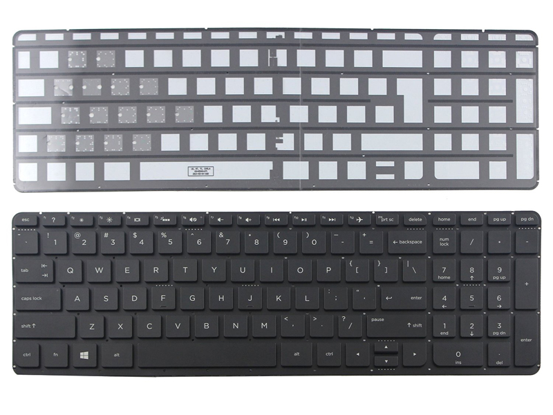 Genuine New HP Pavilion 15-P 17-F Series Laptop Backlit Keyboard -- with Separate Backlit Board