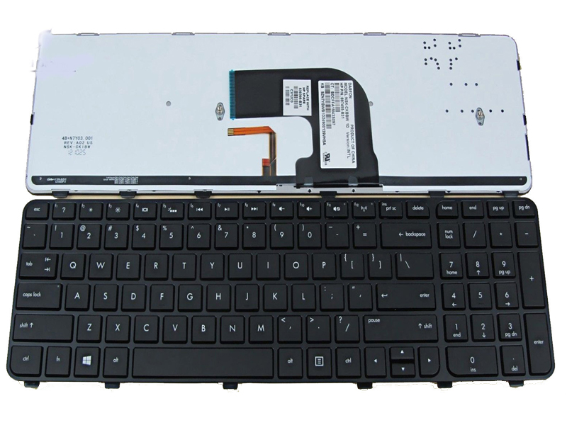 Genuine Keyboard for HP Pavilion DV6-7000 Series Laptop -- with Backlit & Frame