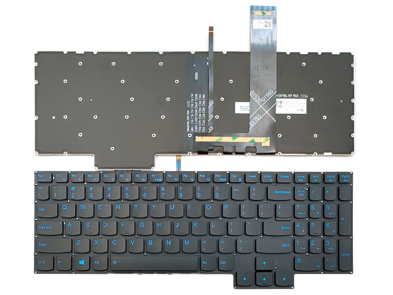 Genuine Blue Backlit Keyboard for Lenovo Ideapad Gaming 3-15ARH05 3-15IMH05 Laptop