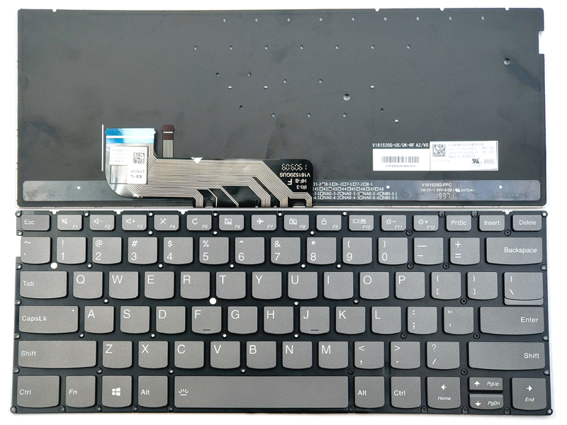 Genuine Backlit Keyboard for Lenovo Yoga S730-13IML S730-13IWL Laptop