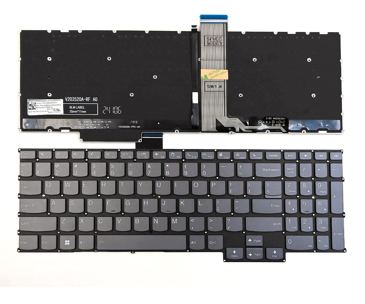 Genuine Backlit Keyboard for Lenovo ThinkBook 16 G4+, ThinkBook 16P G2 G3 G4 Series Laptop