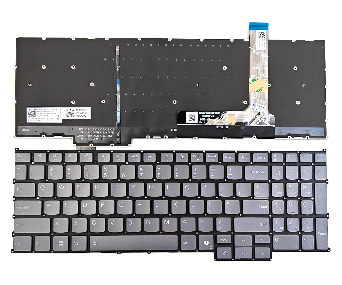 Genuine Backlit Keyboard for Lenovo ThinkBook 16 G7 G7-ARP G7-IML, 16P G5-IRX Laptop