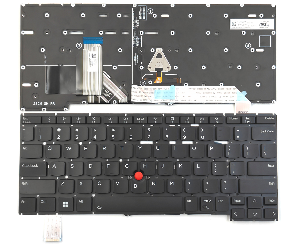 Genuine Backlit Keyboard For Lenovo ThinkPad X13 Gen 4, ThinkPad X13 Yoga Gen 4 Series Laptop