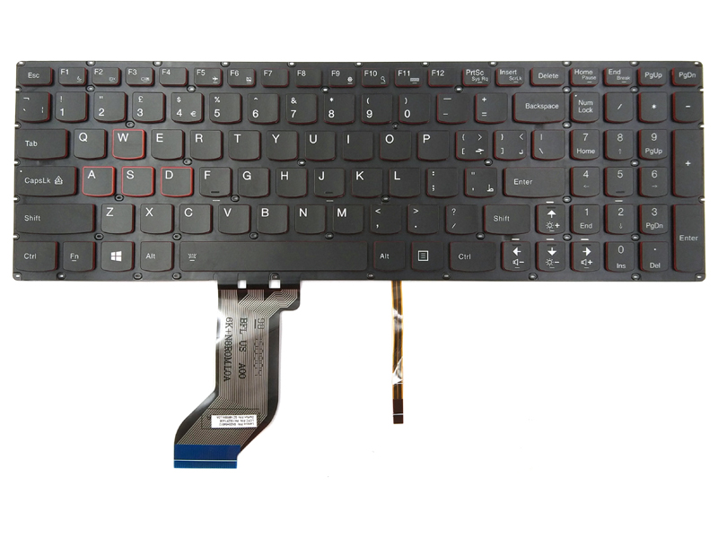 Genuine Lenovo Ideapad Y700-15ISK Y700-17ISK Y700-15ACZ Series Backlit Keyboard