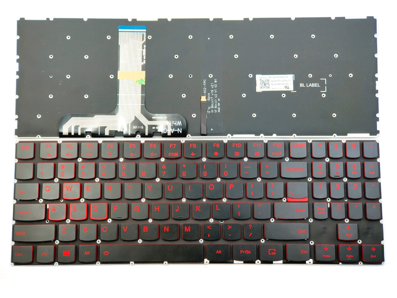 Genuine Lenovo Legion Y530-15ICH Y7000P Series Laptop Backlit Keyboard