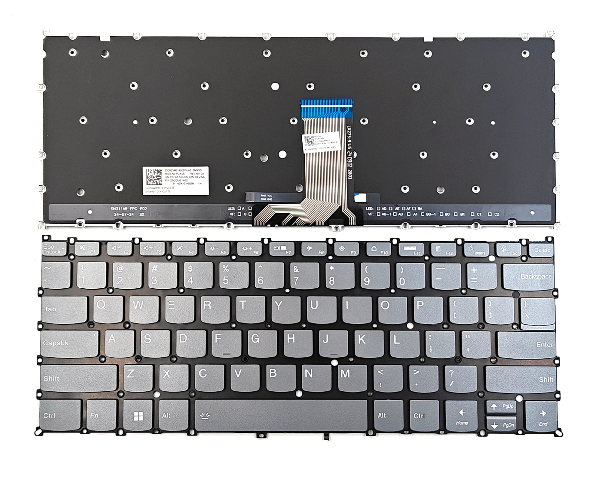 Genuine Backlit Keyboard for Lenovo Yoga 7 14 ARP8 IRL8, Yoga 7 2-in-1 14AHP9 14IML9 Laptop