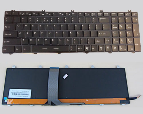 Genuine MSI GT60, GT70, GX60, GX70 Steel Series Full Color Backlit Keyboard