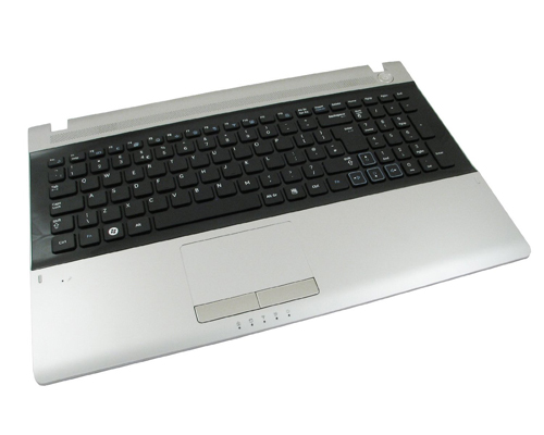 Original Samsung RV511 RV515 RV520 Series Laptop Keyboard with Silver Palmrest Touchpad