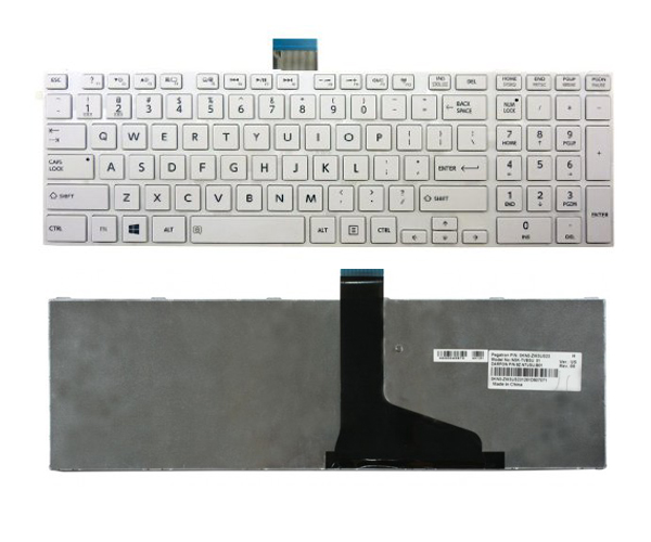 Genuine New Toshiba Satellite C850 C855 C870 C875 L850 L855 L870 L875 L950 L955 L970 L975 Series Laptop Keyboard White