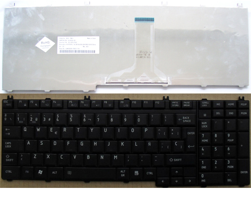 Teclado Toshiba Satellite A500 A505 L350 L355 L505 L555 P200 P205 P300 P305 P305D P500 P505 Series