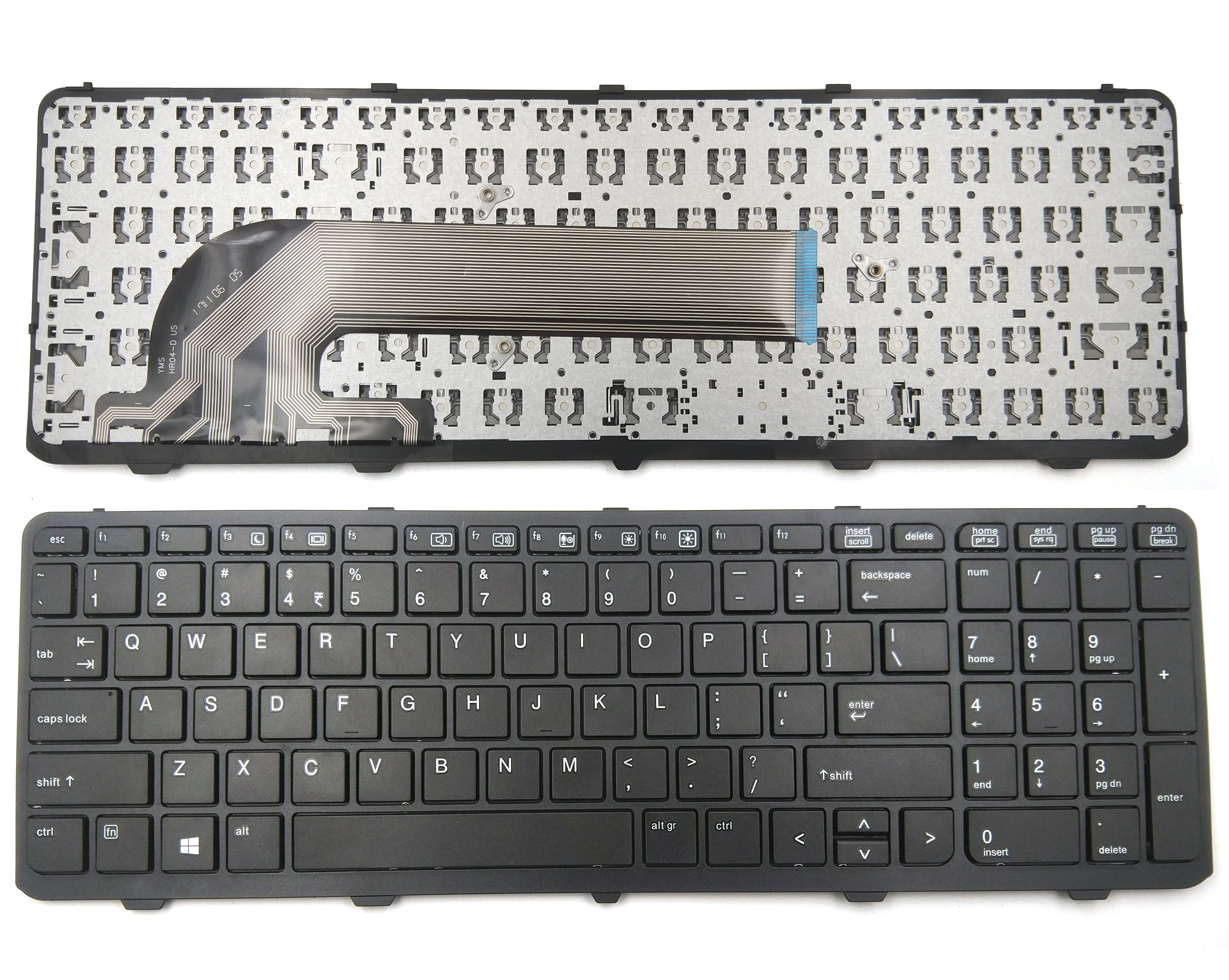 Genuine HP Probook 450 G0, 450 G1, 455 G1, 470 G1 Laptop Keyboard  -- with Frame