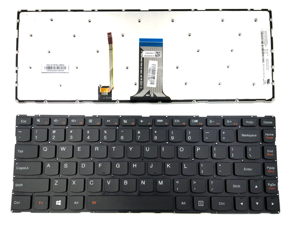 Genuine Backlit Keyboard for Lenovo Ideapad 100S-14IBR 300S-14ISK 310S-14ISK 500S-14ISK 510S-14ISK S41-35 S41-70 S41-75 U31-70 U41-70
